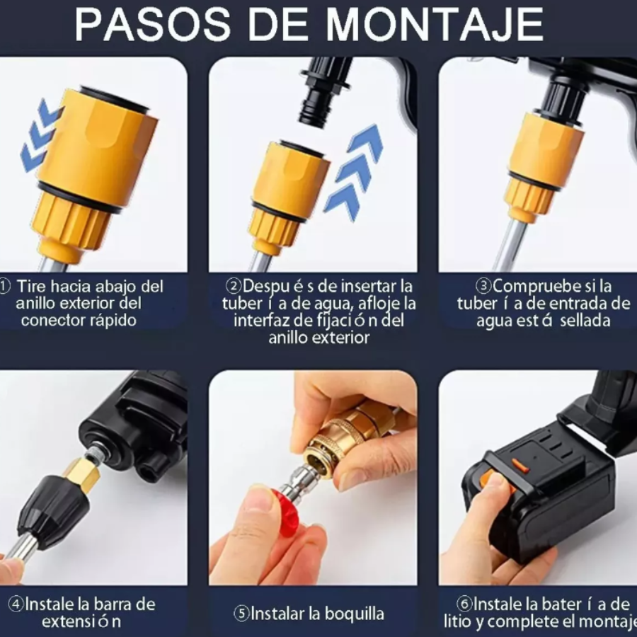 VOLTWASH AIR® LIMPIEZA DE ALTA PRESIÓN SIN LIMITES