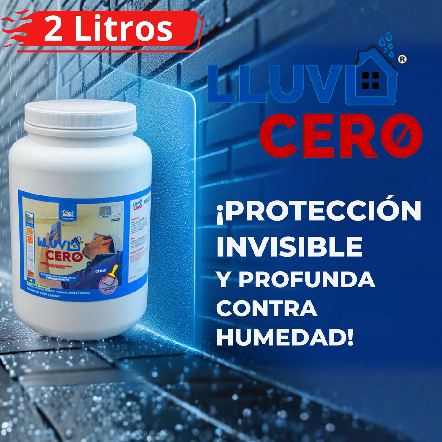 LLUVIA CERO® 2L💧Olvídate de goteras y filtraciones para siempre💎