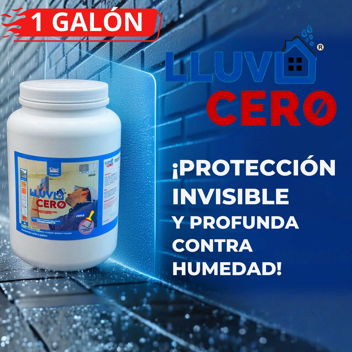 LLUVIA CERO® 1 Gl💧SELLADOR IMPERMEABILIZANTE💎