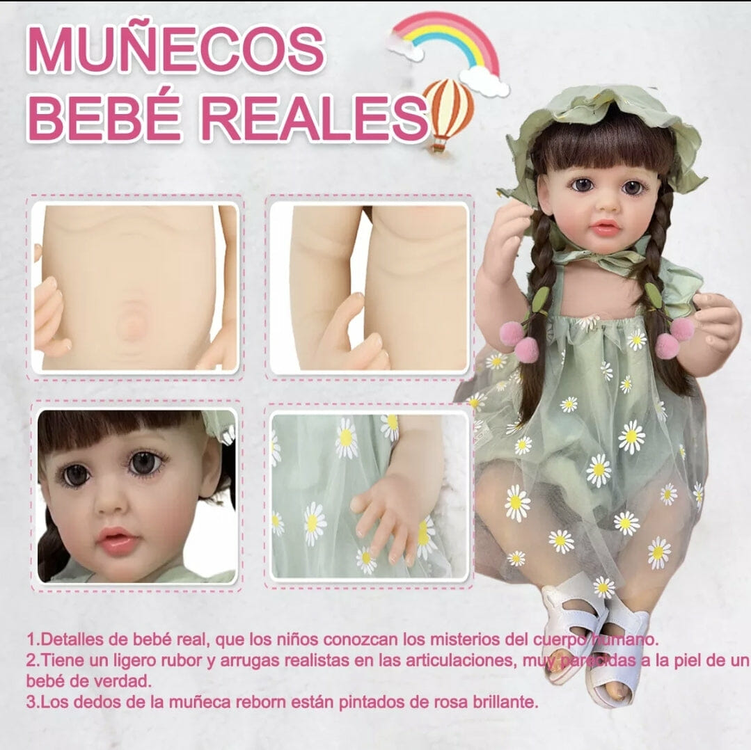 Muñeca Bebé Reborn de Silicona