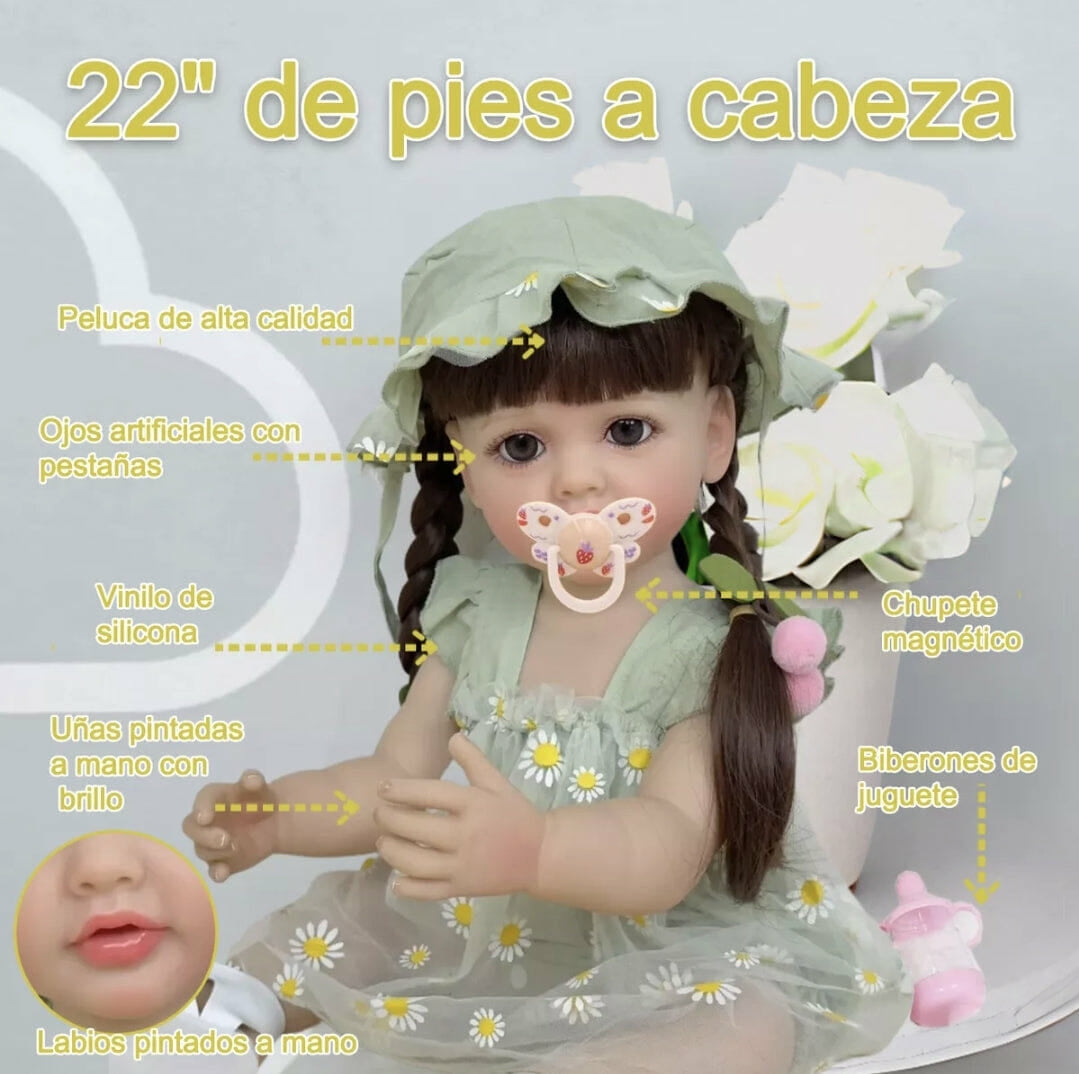 Muñeca Bebé Reborn de Silicona