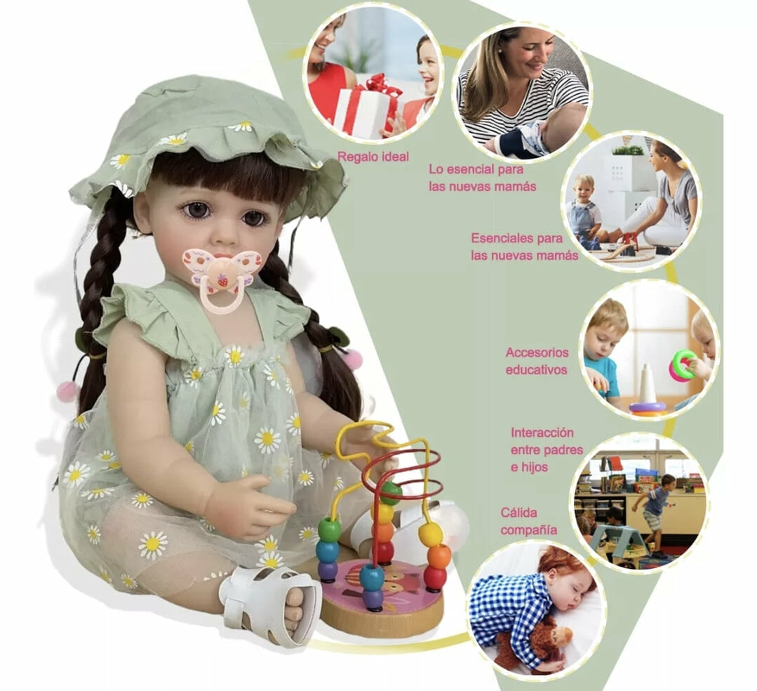 Muñeca Bebé Reborn de Silicona