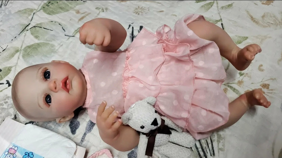Muñeca Bebé Reborn Realista Niña (48 cm)