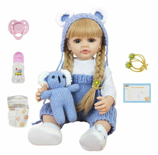 Muñeca Bebé Reborn Realista Niña (55 cm) 👶🎀