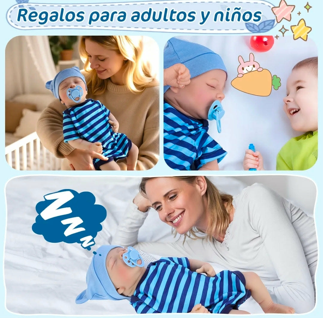 Bebé Reborn de Silicona Cuerpo Completo (50 cm)