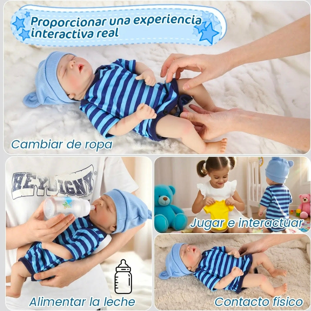 Bebé Reborn de Silicona Cuerpo Completo (50 cm)