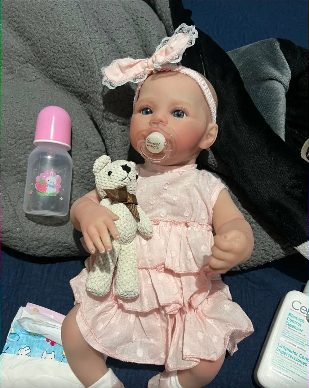Muñeca Bebé Reborn Realista Niña (48 cm)