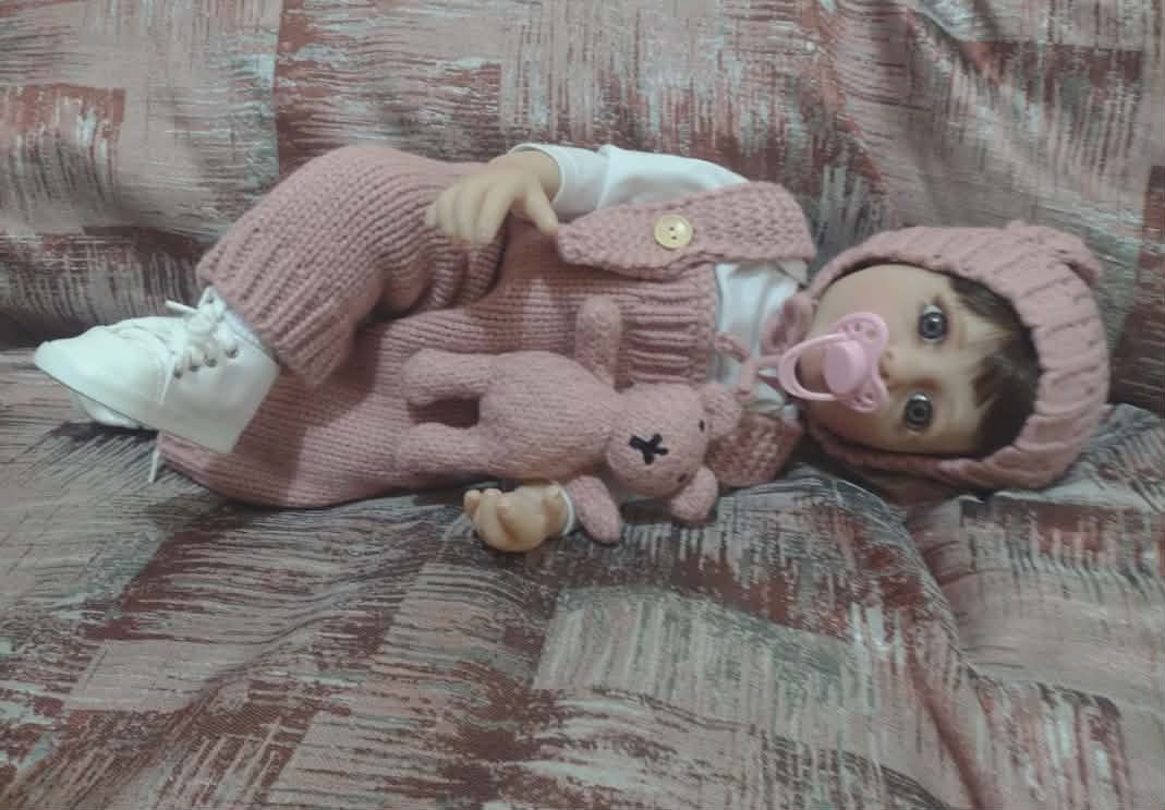 Muñeca Bebé Reborn Realista Niña (55 cm, peso real)