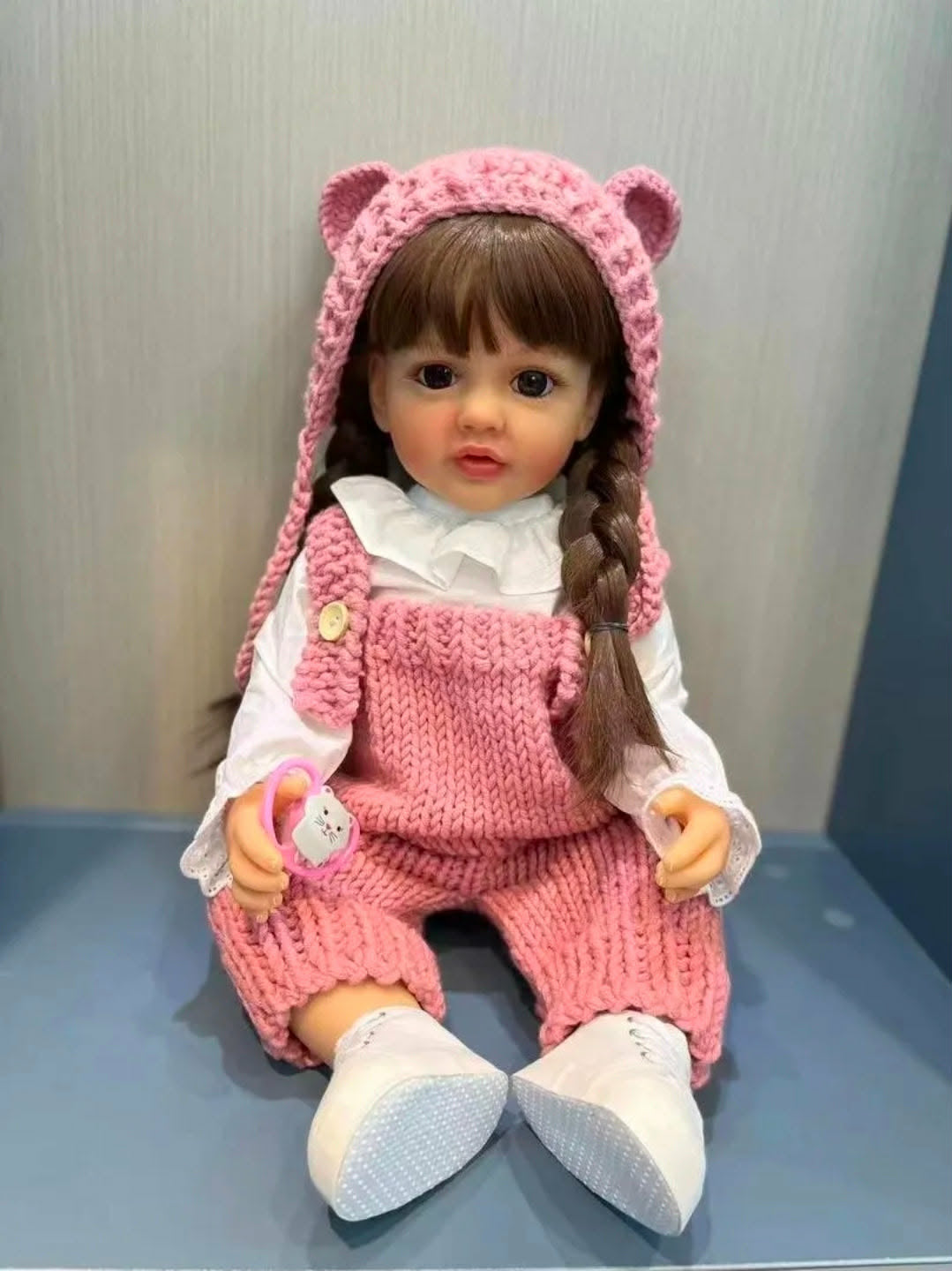 Muñeca Bebé Reborn Realista Niña (55 cm, peso real)