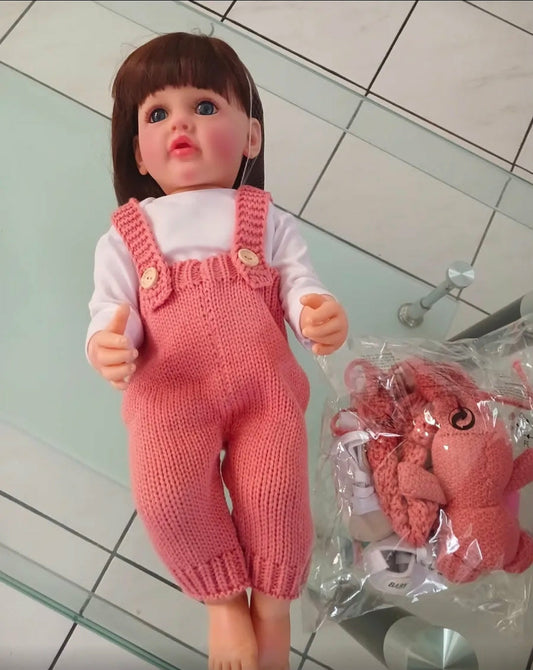 Muñeca Bebé Reborn Realista Niña (55 cm, peso real)