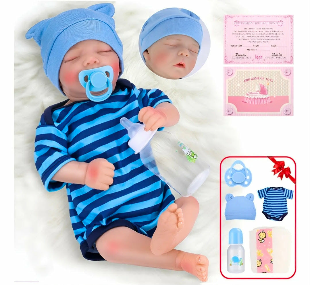 Bebé Reborn de Silicona Cuerpo Completo (50 cm)