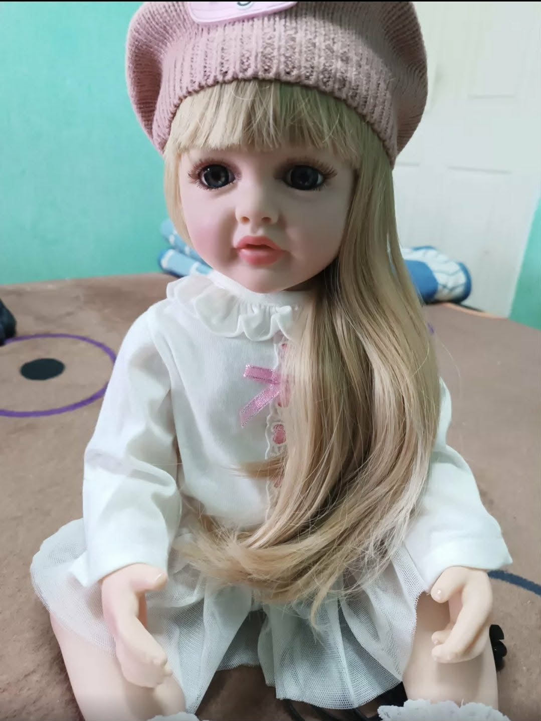 Muñeca Bebé Reborn de Silicona Cuerpo Completo (55 cm)