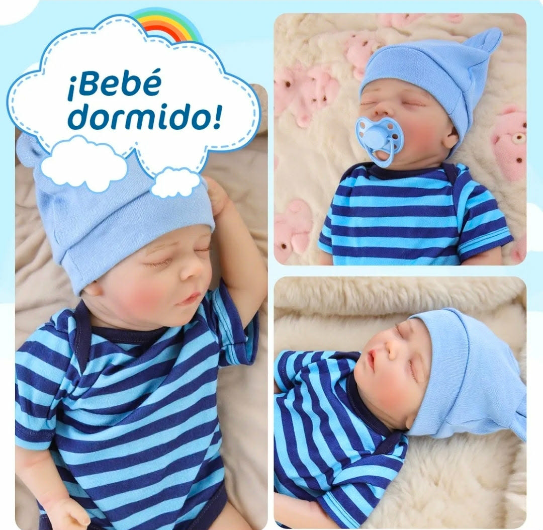 Bebé Reborn de Silicona Cuerpo Completo (50 cm)