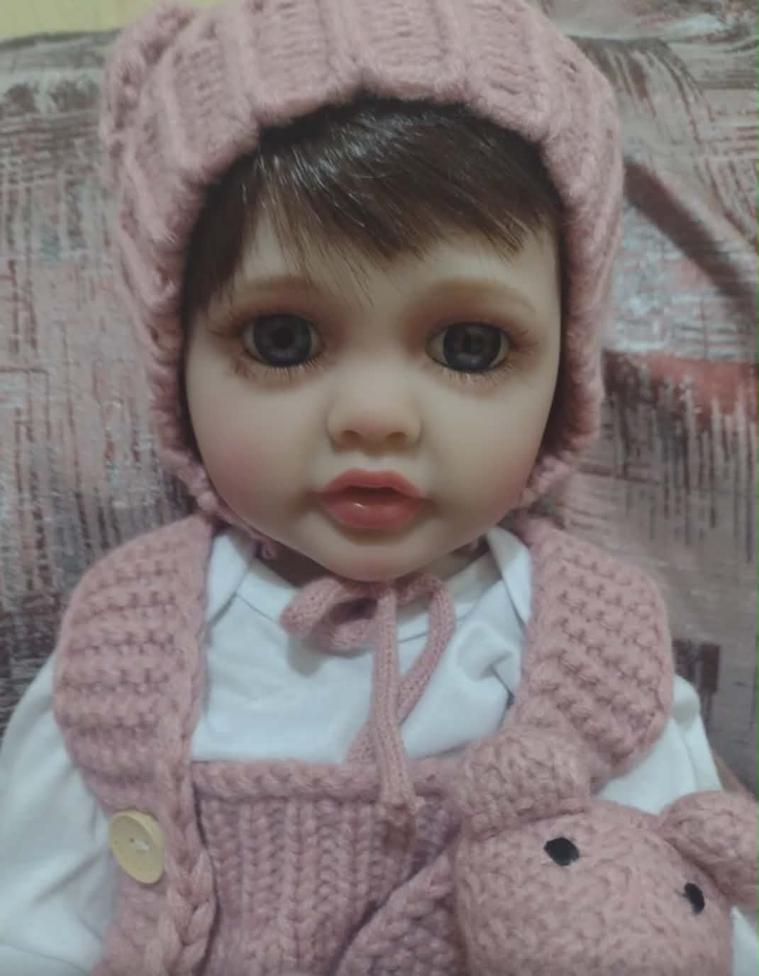 Muñeca Bebé Reborn Realista Niña (55 cm, peso real)
