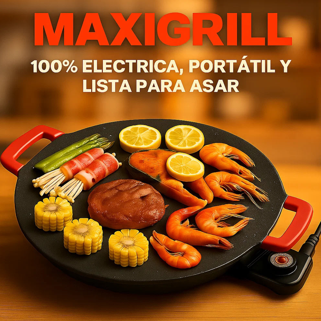 MaxGrill®: Carne Asada Perfecta y Tu Parrilla Siempre Limpia.