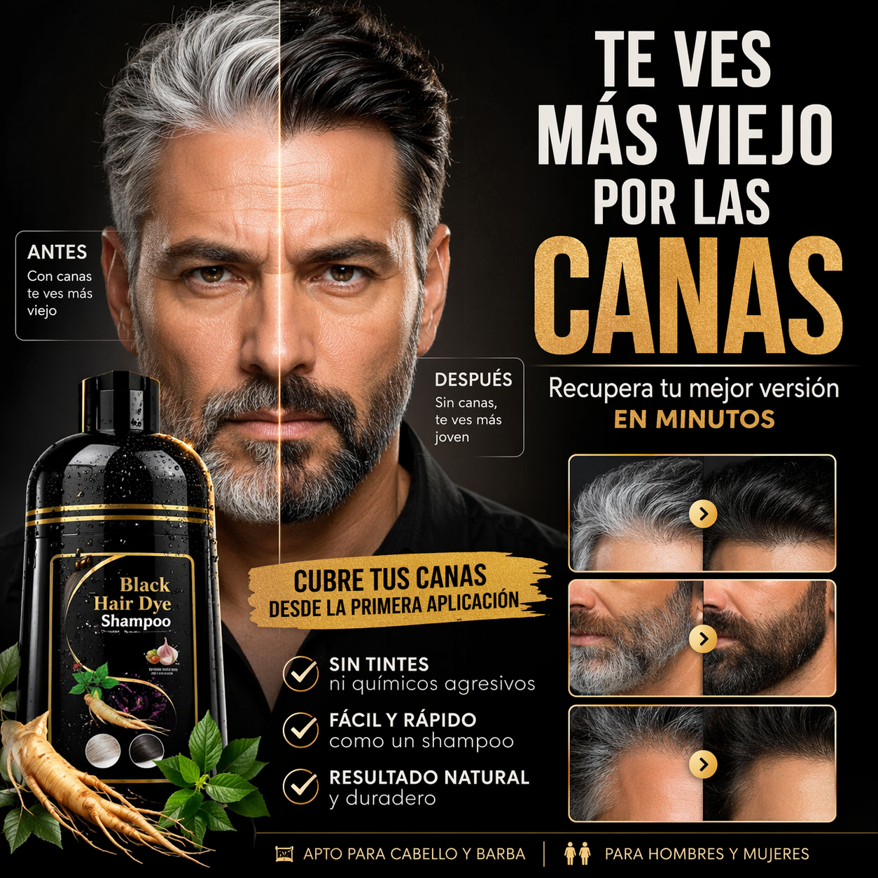 🤩Recupera tu color natural en solo 15 minutos🤩